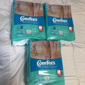 Boys Comfees Training Pants Pullups for Toddlers and Big Kid 4T-5T Bundle